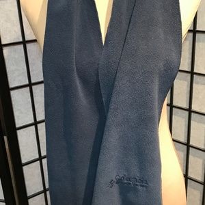 COLUMBIA SCARF, BLUE FLEECE, WARM AND SOFT UNISEX